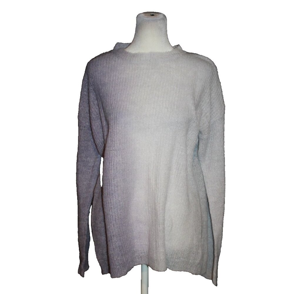 Cider Purple Ombre Wool Blend Sweater Size Small S Crewneck Lightweight